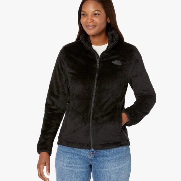 The North Face Jackets & Blazers - The North Face Size M Black Zip Up Sherpa Jacket w/ inside Pockets
